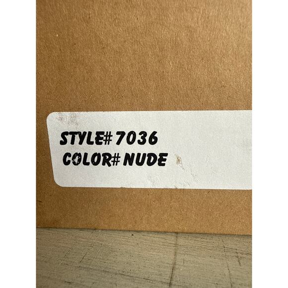 Mystique BOHO Nude Fringe Sandals in the box Woman Sz 9 - Picture 7 of 7